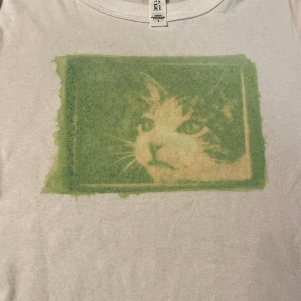 Cat print-top - Depop