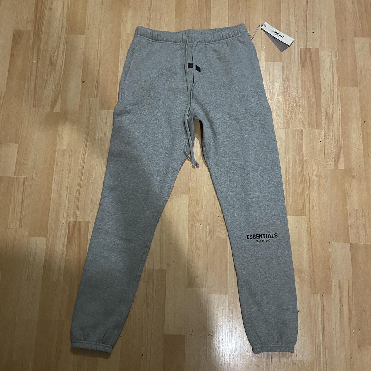 Essentials Fear of God Tracksuit SS22 - Dark Heather... - Depop