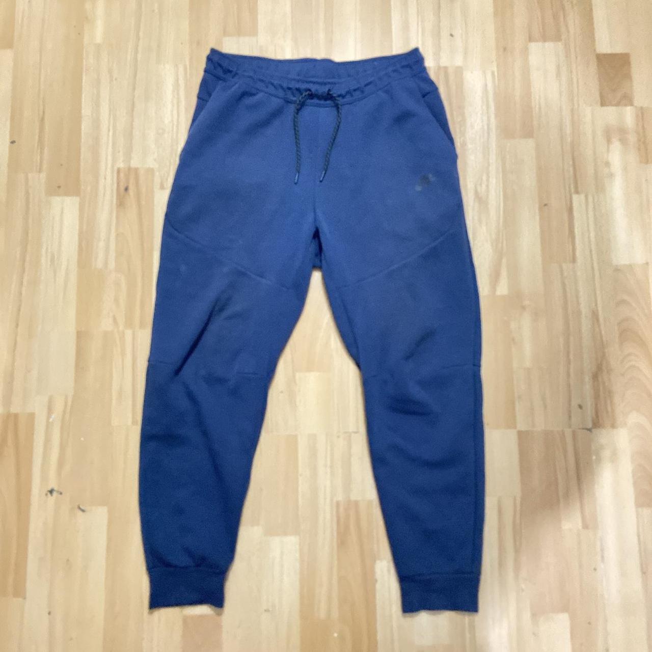 Nike Tech Fleece Joggers Navy Blue Size Depop