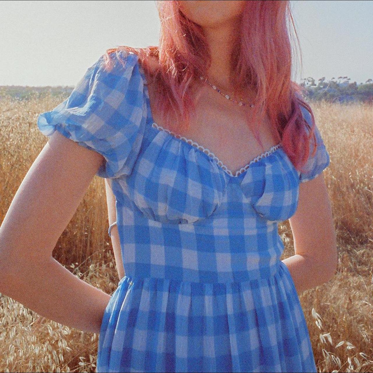 Princess Polly Danny midi dress in blue! Cute little... Depop