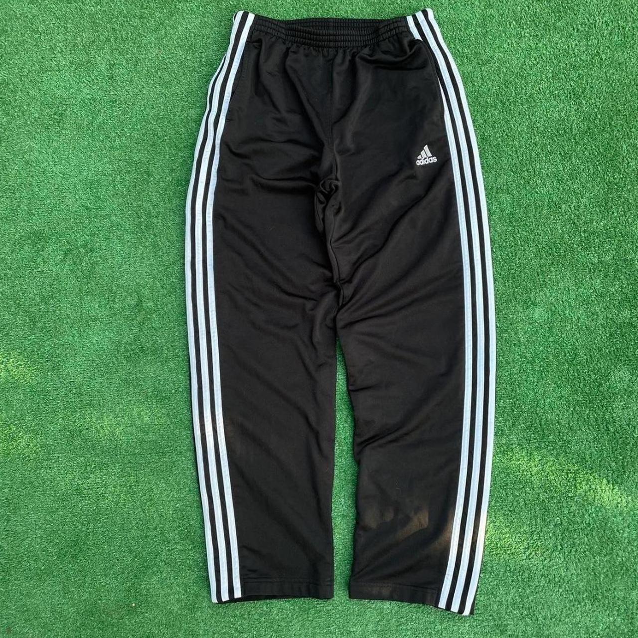 Vintage 90s Y2K Adidas Button Down Track Pants Depop - Main Image
