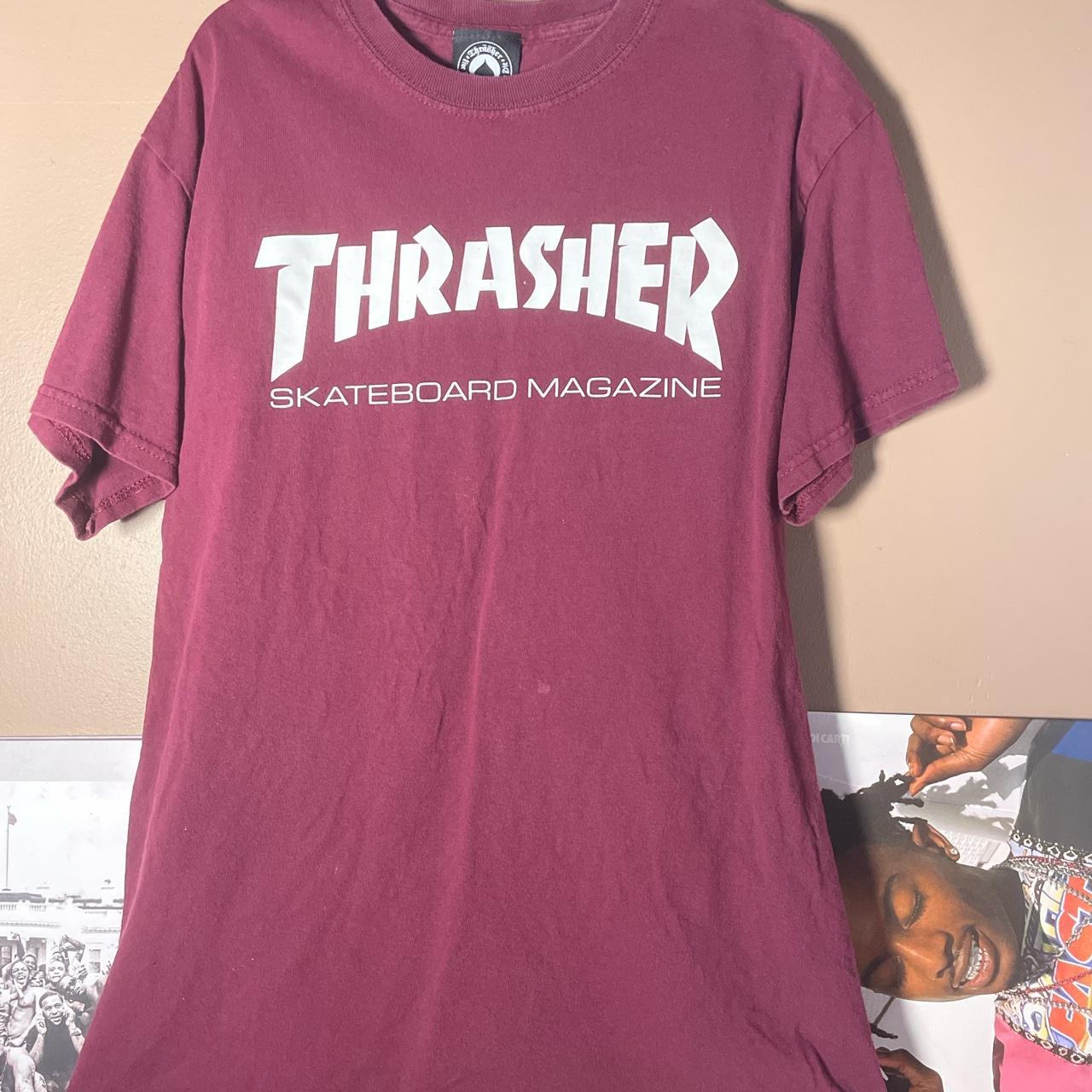 Men's thrasher t shirt hotsell