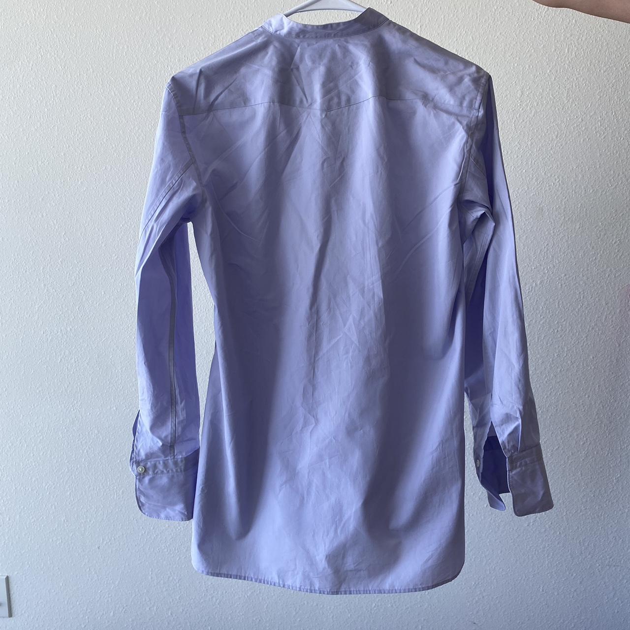 Jw Anderson and Uniqlo collab. Blue shirt - Depop