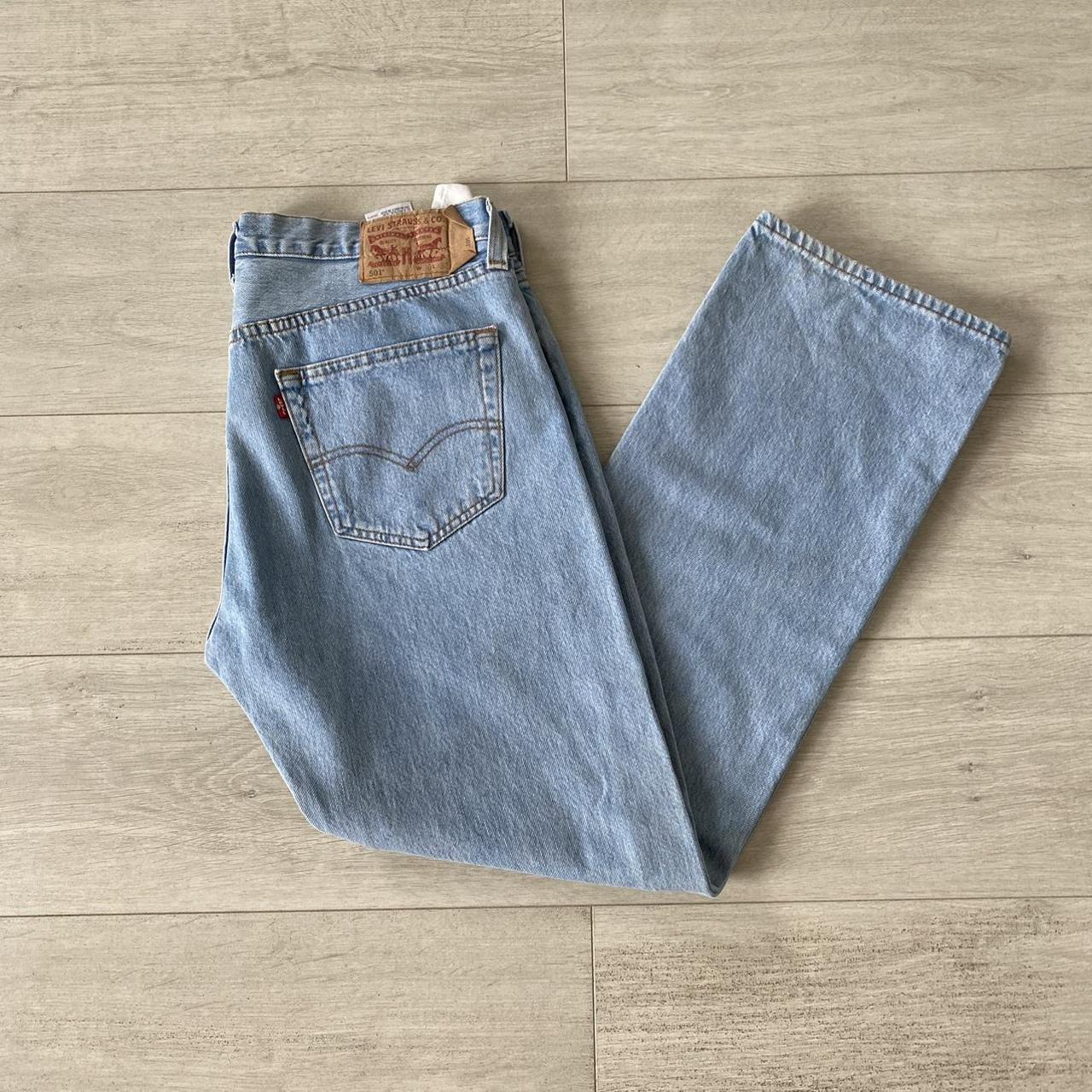 Light blue clearance levi jeans mens