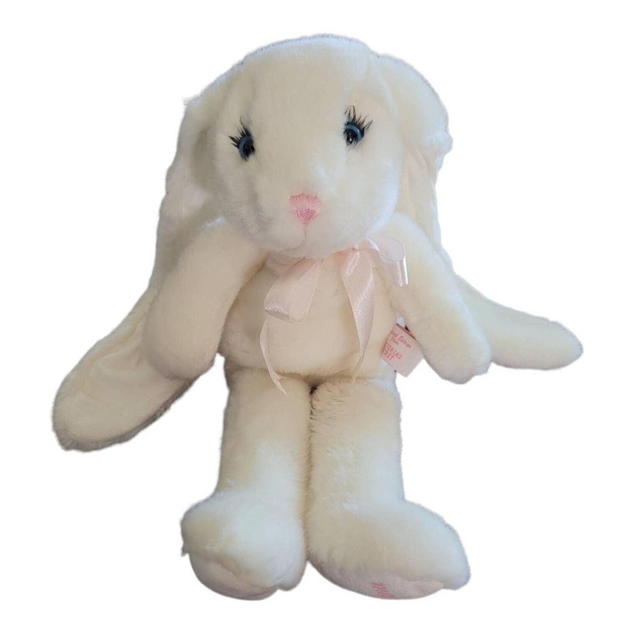 Victoria's Secret White Bunny Rabbit Plush Limited... Depop