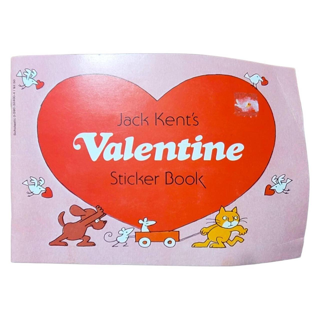 Jack Kents Scholastic Book Service Valentine Sticker... Depop