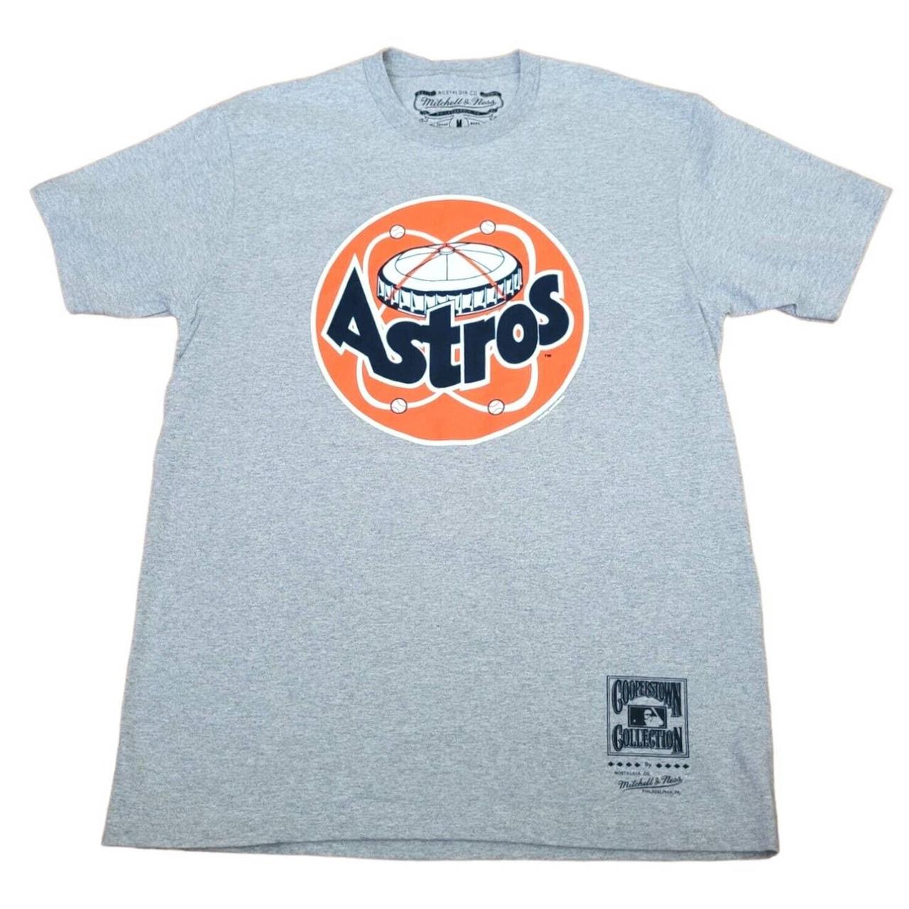 Men's Mitchell & Ness Orange Houston Astros Cooperstown Collection