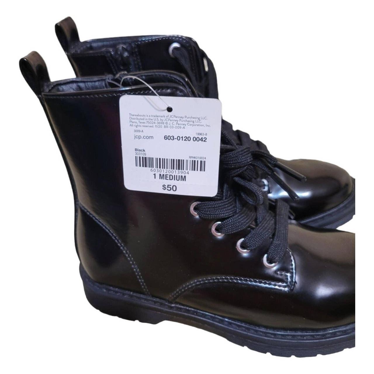 Jcp on sale black boots