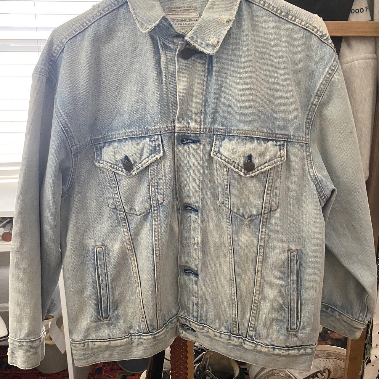 Vintage Denim jacket Ralph Lauren relax trucker - Depop