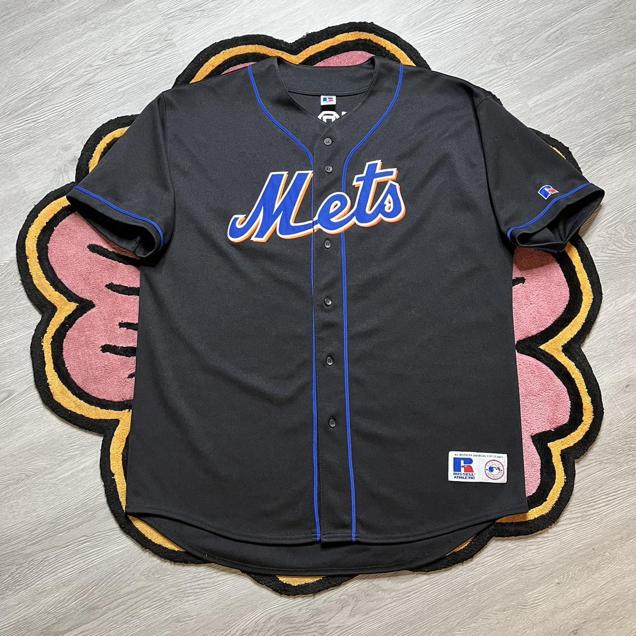Vintage Y2K New York Mets Edgardo Alfonzo Majestic - Depop