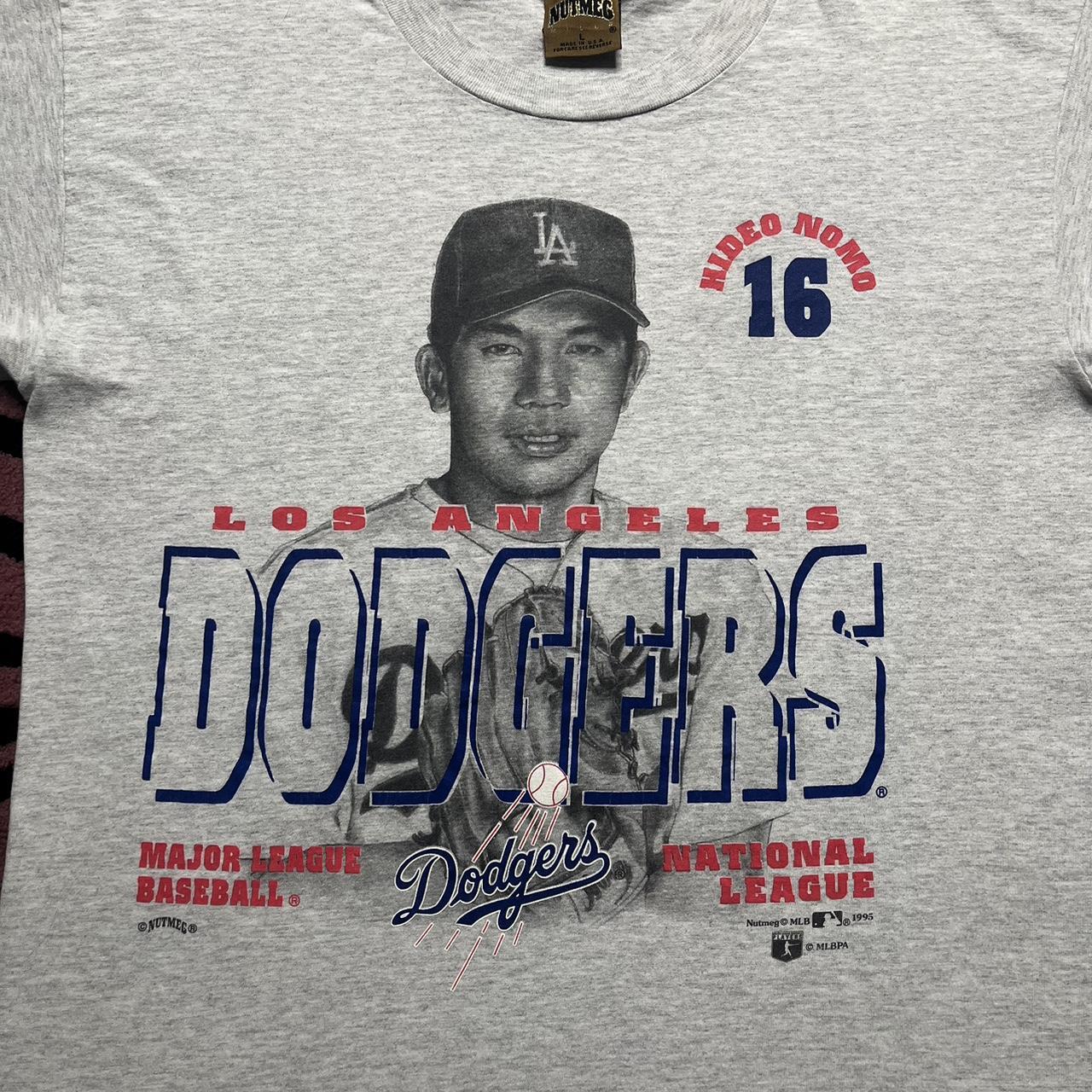 Vintage Hideo Nomo MLB T Shirt 90s MLB Los Angeles Dodgers 