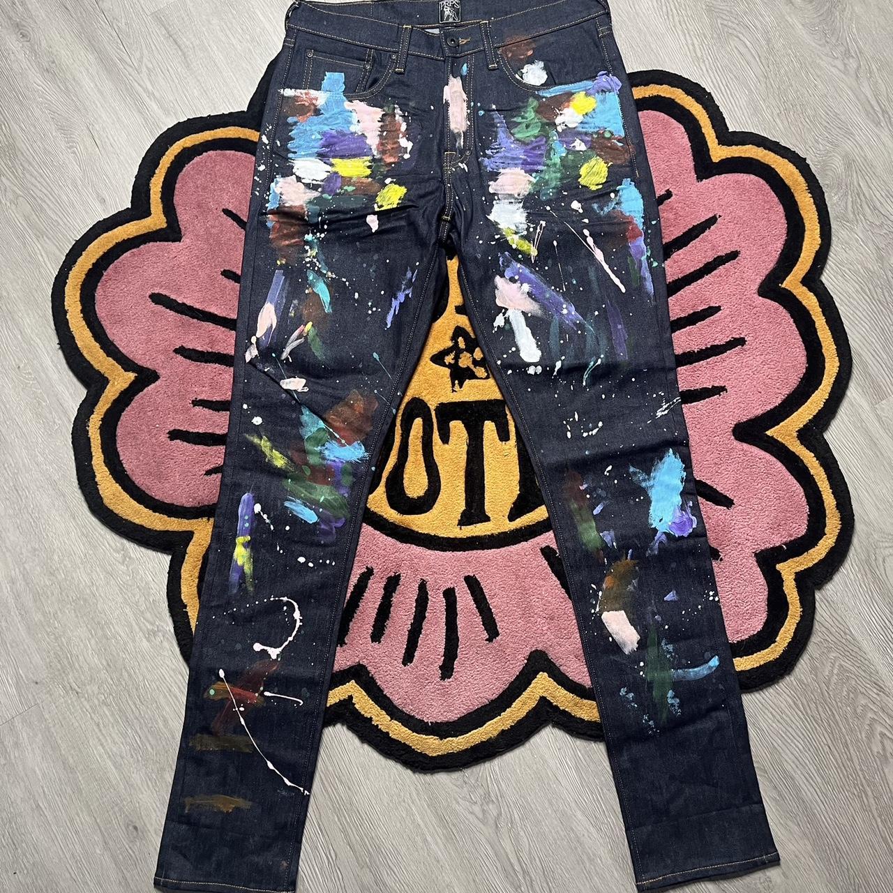 Paint sales stained jeans