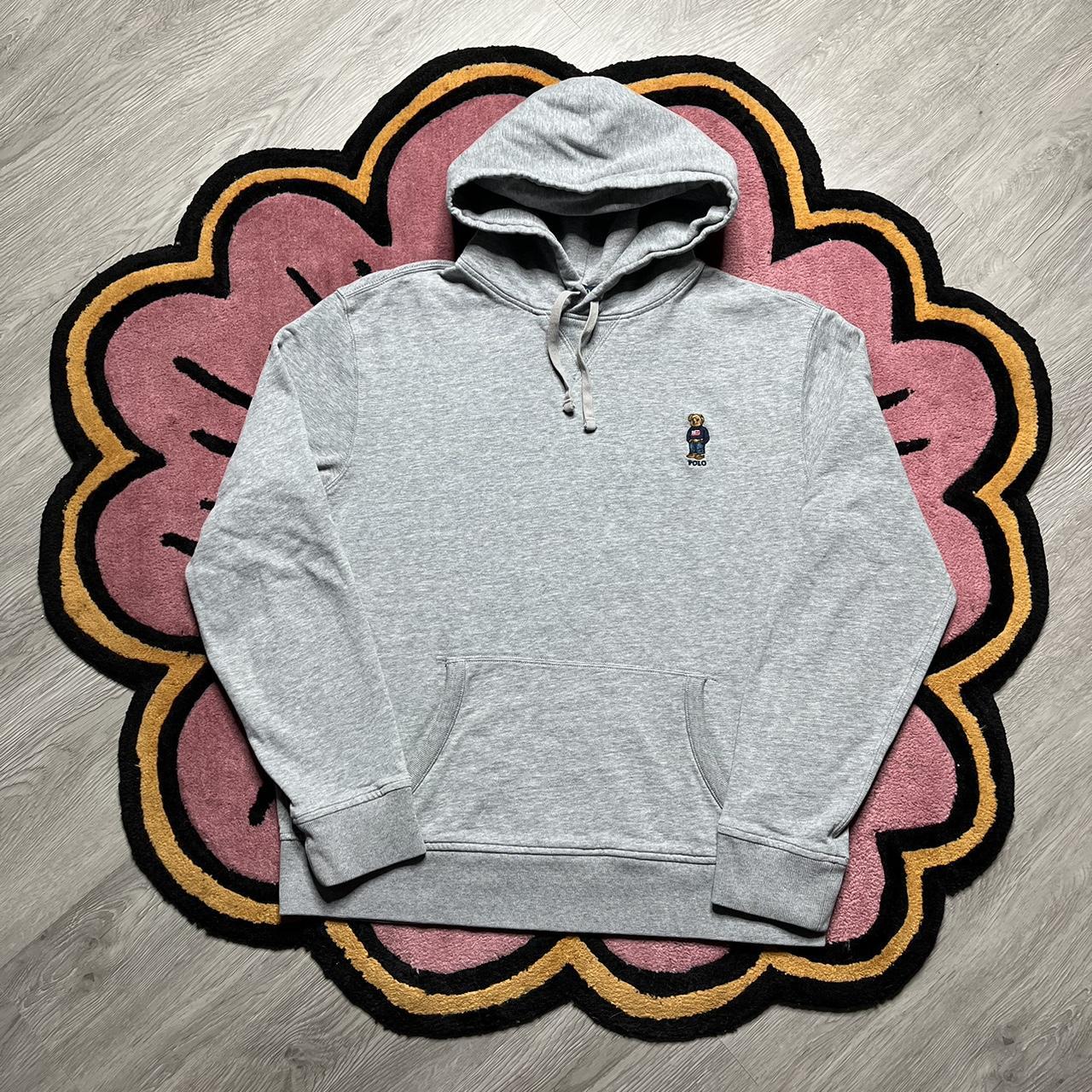 BEAR EMBROIDERED HOODIE