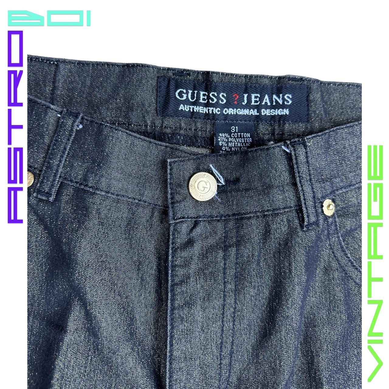 Guess gold metallic outlet jeans