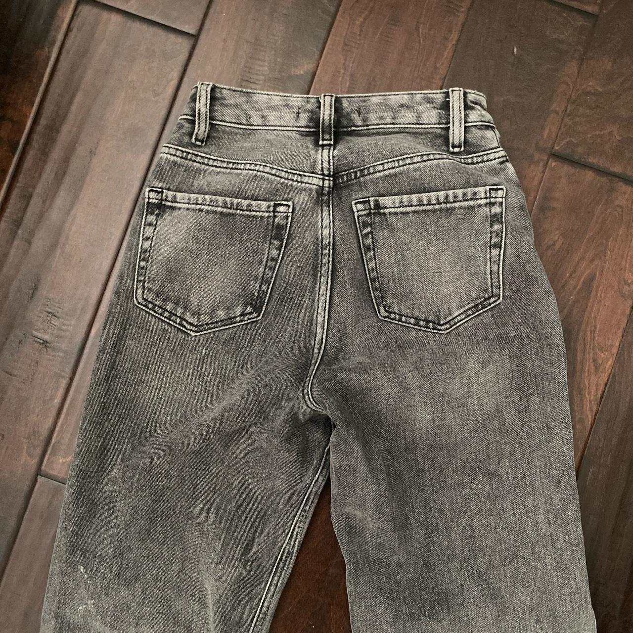 Women's Black and Grey Jeans Depop