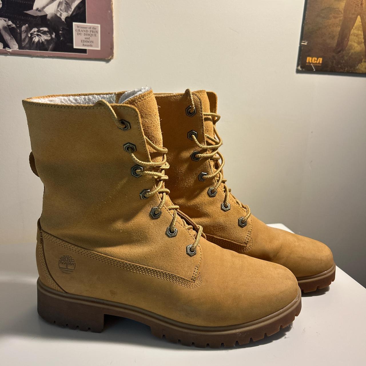 Timberland Women's Ankle Boots Tan/Yellow US – WOMENS Tan