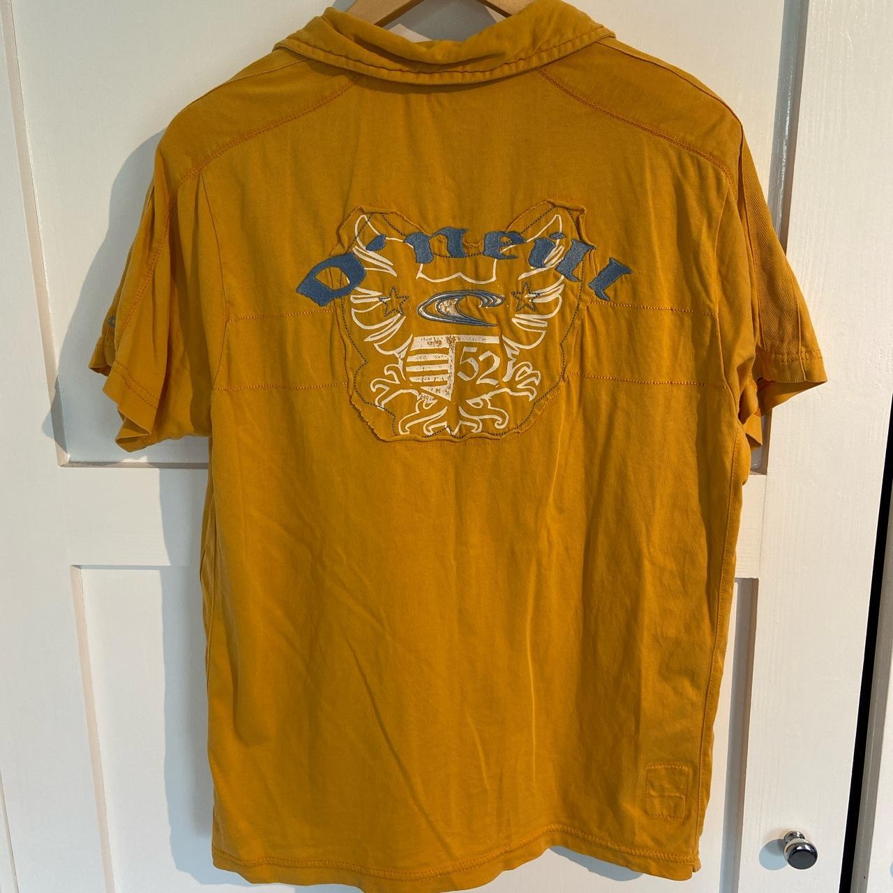 O'Neill Men's Yellow and Orange Polo-shirts | Depop