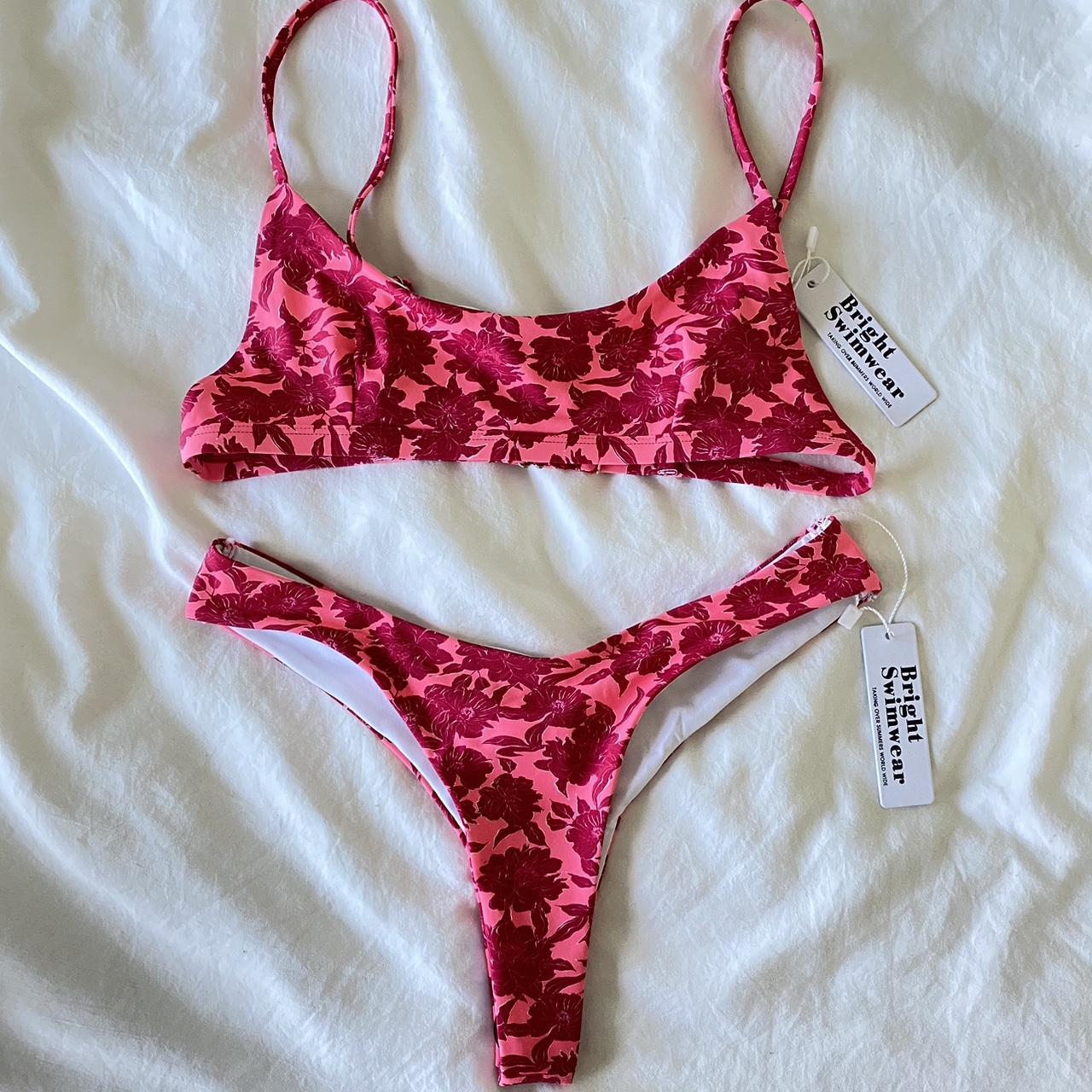 bright swimwear bikini brand new with tags top and... - Depop