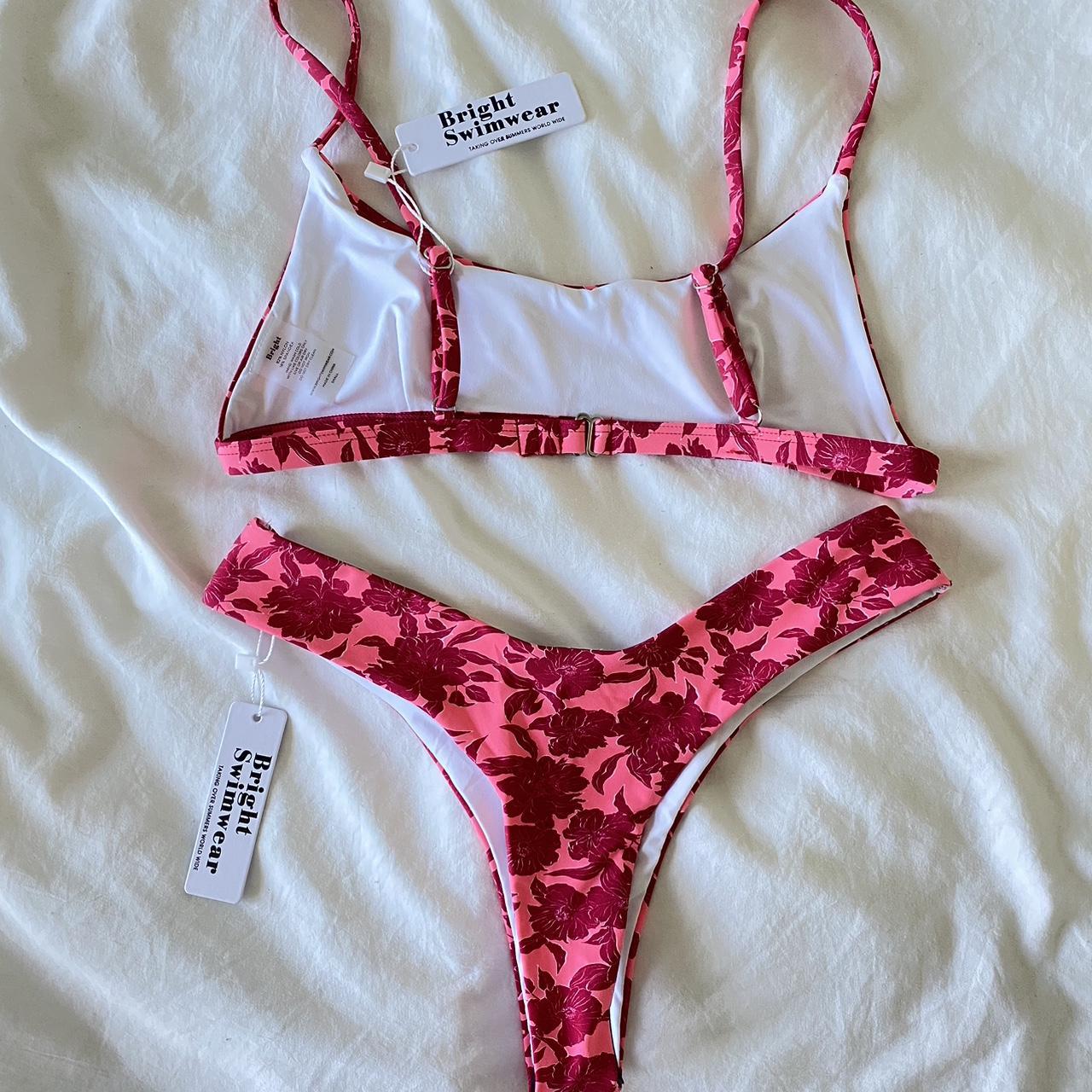 bright swimwear bikini brand new with tags top and... - Depop