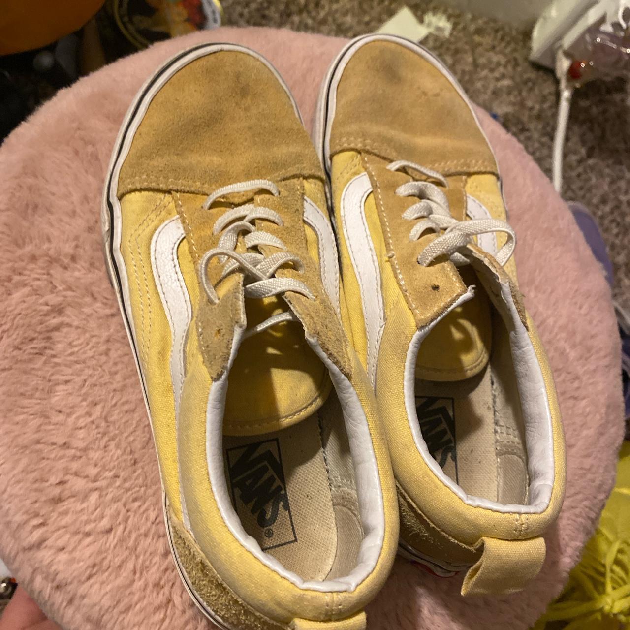 Yellow vans best sale size 5.5