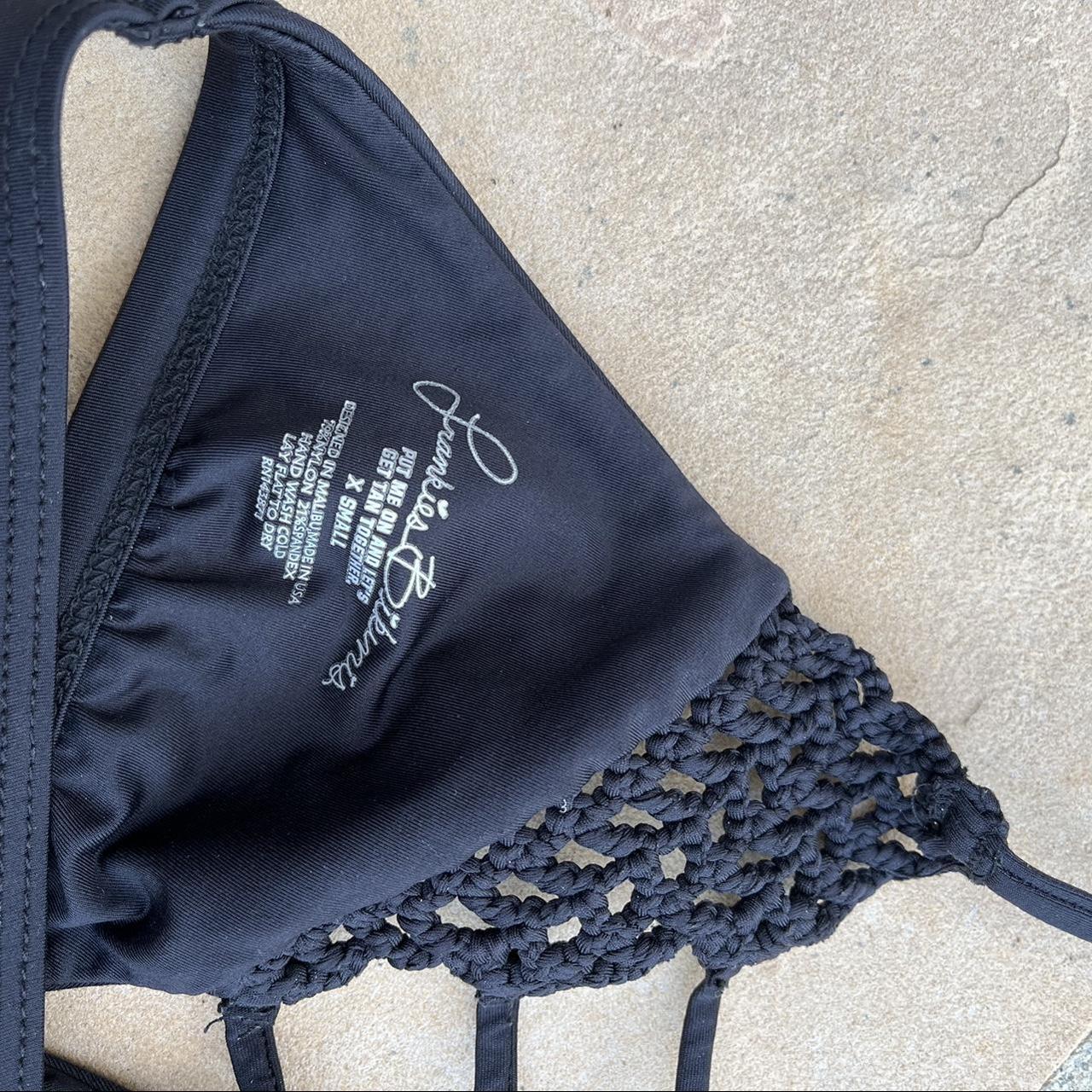 Frankies Bikinis Women's Black Bikiniandtankinitops Depop