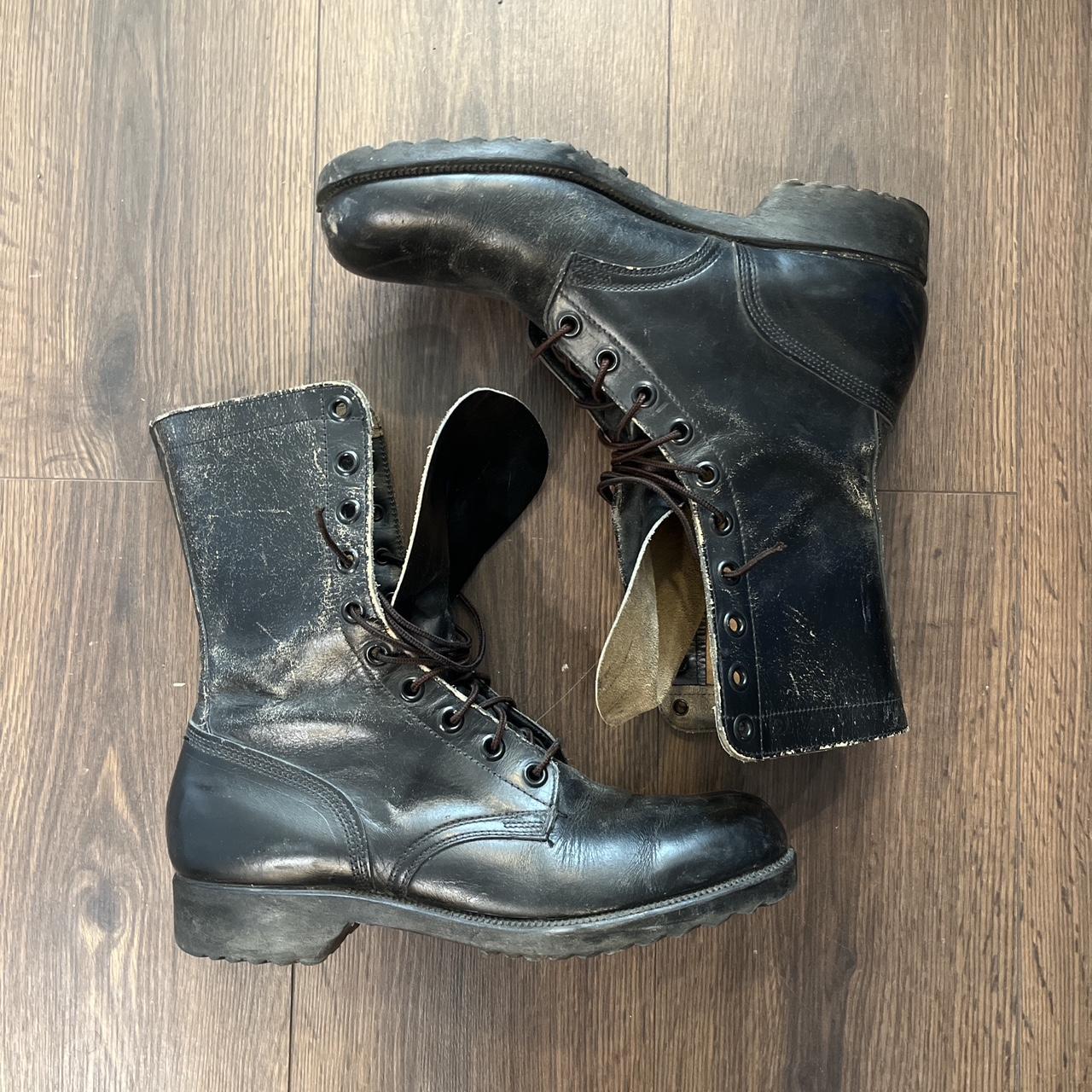 mens vintage black boots