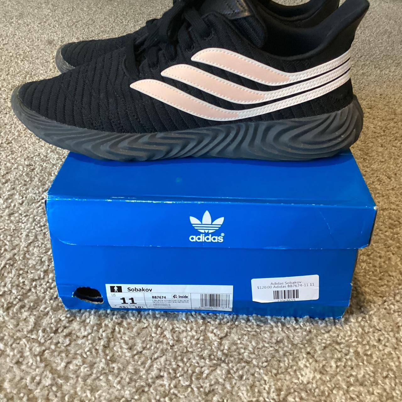 Adidas Sobakov black and pink sneakers sz 11 Depop