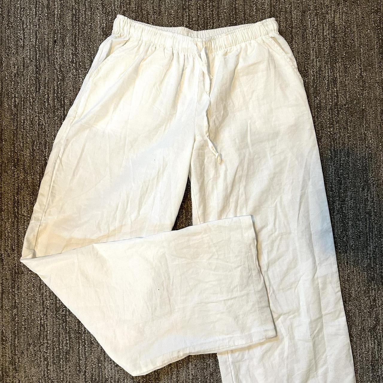 ⭐️ cutest pacsun linen pants ⭐️ size S ⭐️ pls message... - Depop