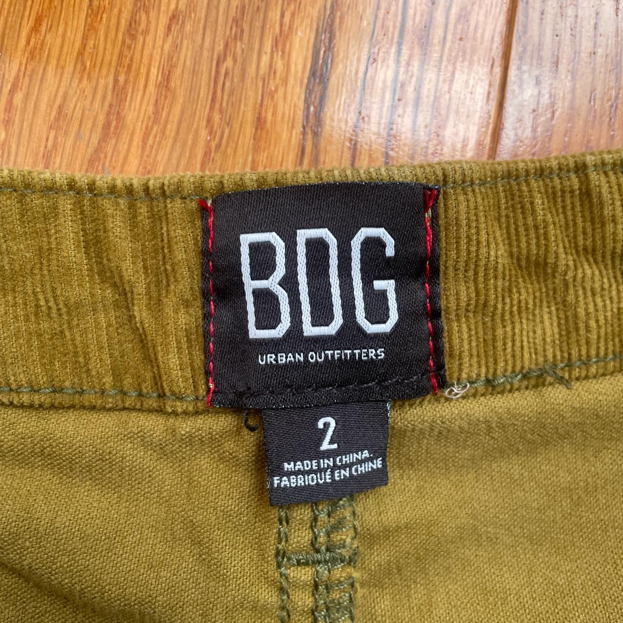 bdg corduroy green pants size 2 shown on size... - Depop