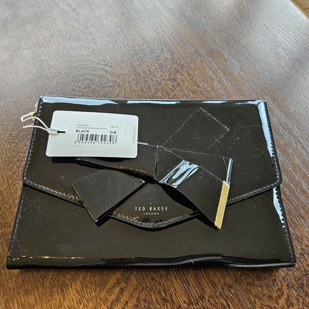 Ted Baker ニッキー ノットボウエンベロープクラッチバッグ TED BAKER Nikkey Knot Bow Envelope Pouch | endource