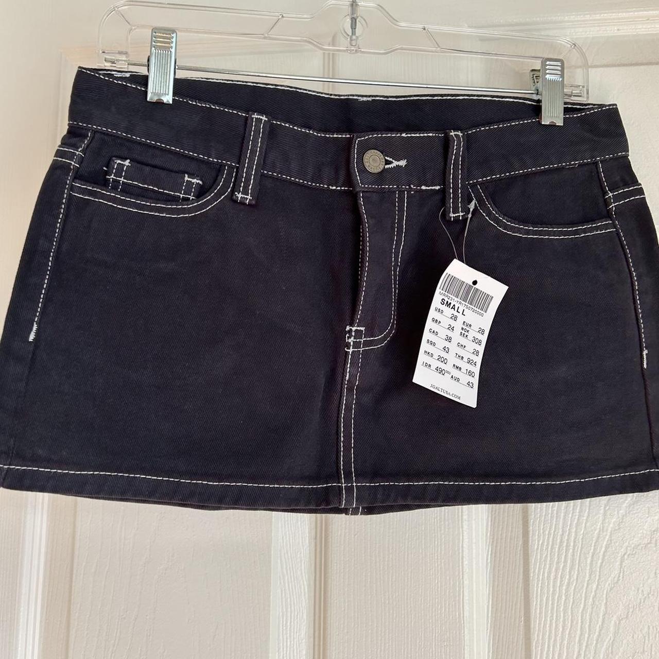 New with tags black mini skirt by Brandy Melville.... - Depop