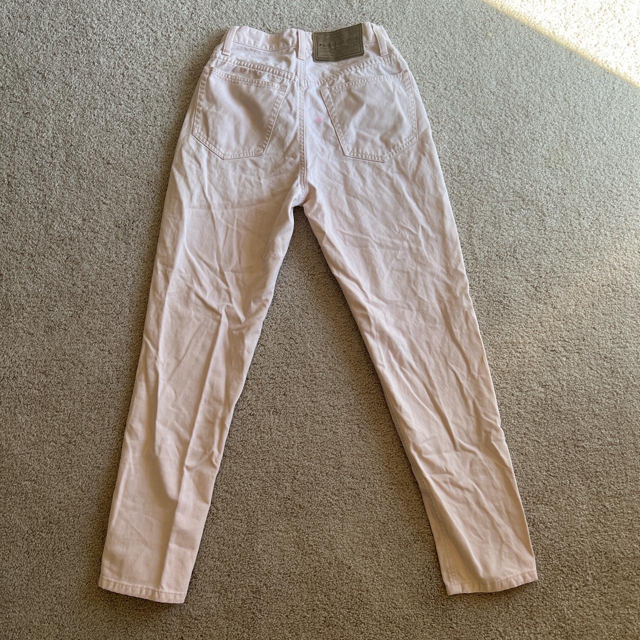 Liz Claiborne Women's Pink Jeans | Depop