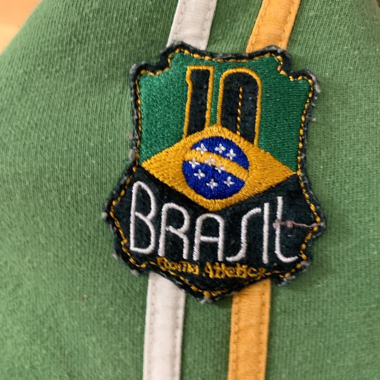 Vintage Brazil Hoodie Brazil soccer hoodie with... Depop