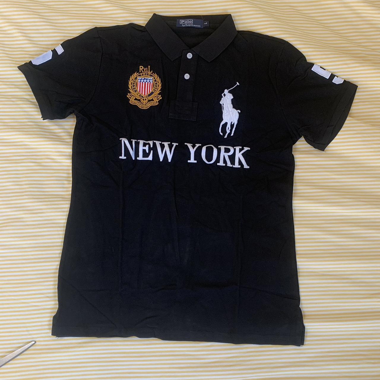 New York Polo Ralph Lauren Polo Tagged Size L but... - Depop