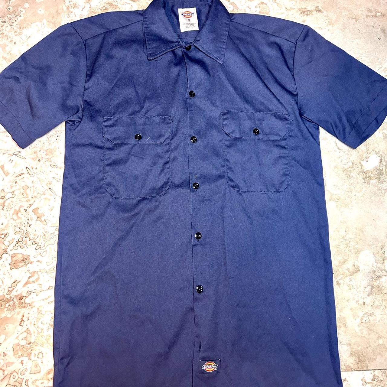 Dickies Short Sleeve Work Shirt - Dark Navy