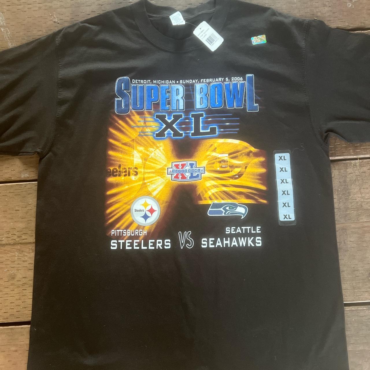 Deadstock Super Bowl 52 shirt Size XL 22.5/30 New - Depop