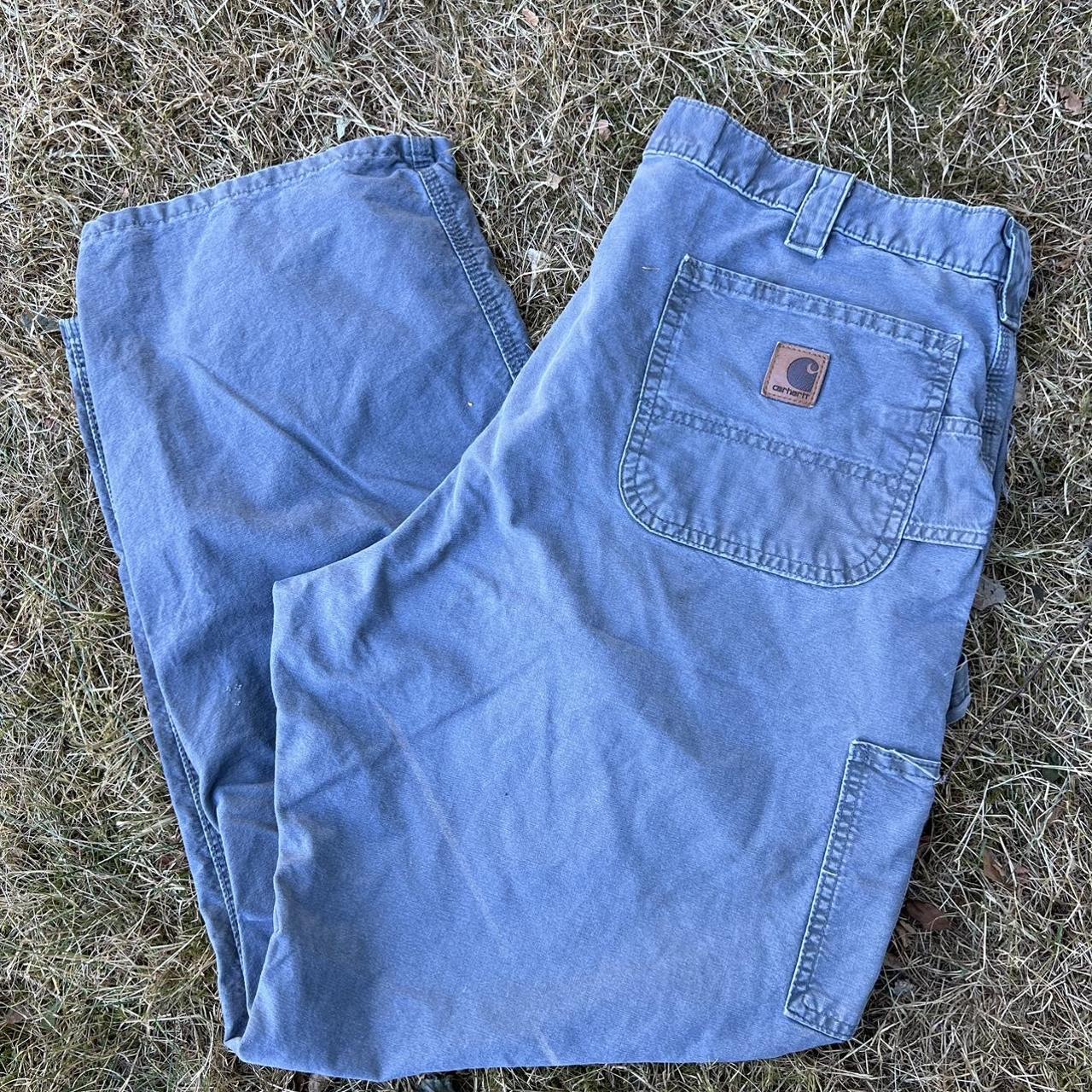  Grey Carhartt cargo pants no tag but fits like... Depop