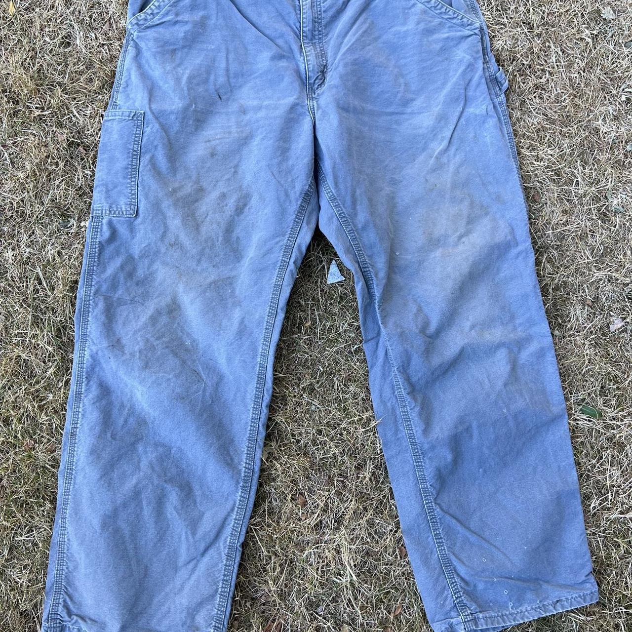  Grey Carhartt cargo pants no tag but fits like... Depop