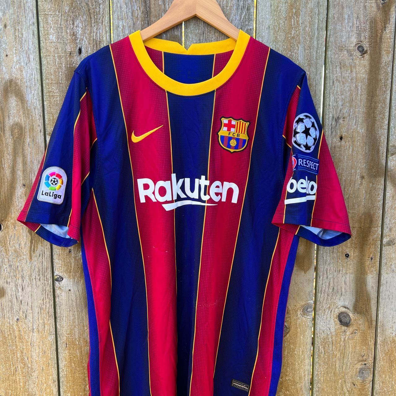 - Official Barcelona jersey - size tag faded ... - Depop