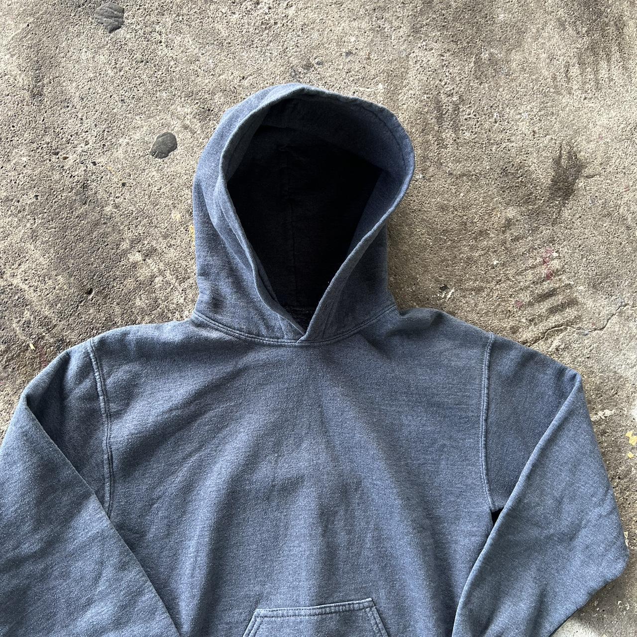 - Vintage 00’s blank hoodie - no tag 20” ptp... - Depop