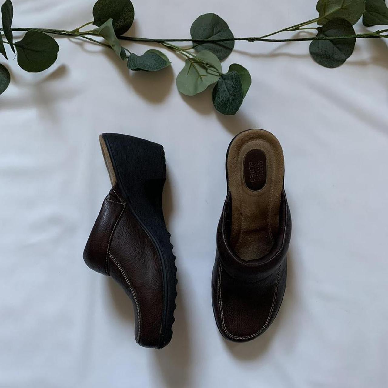 Vintage Brown Clogs - Brand is Canyon River Blues -... - Depop