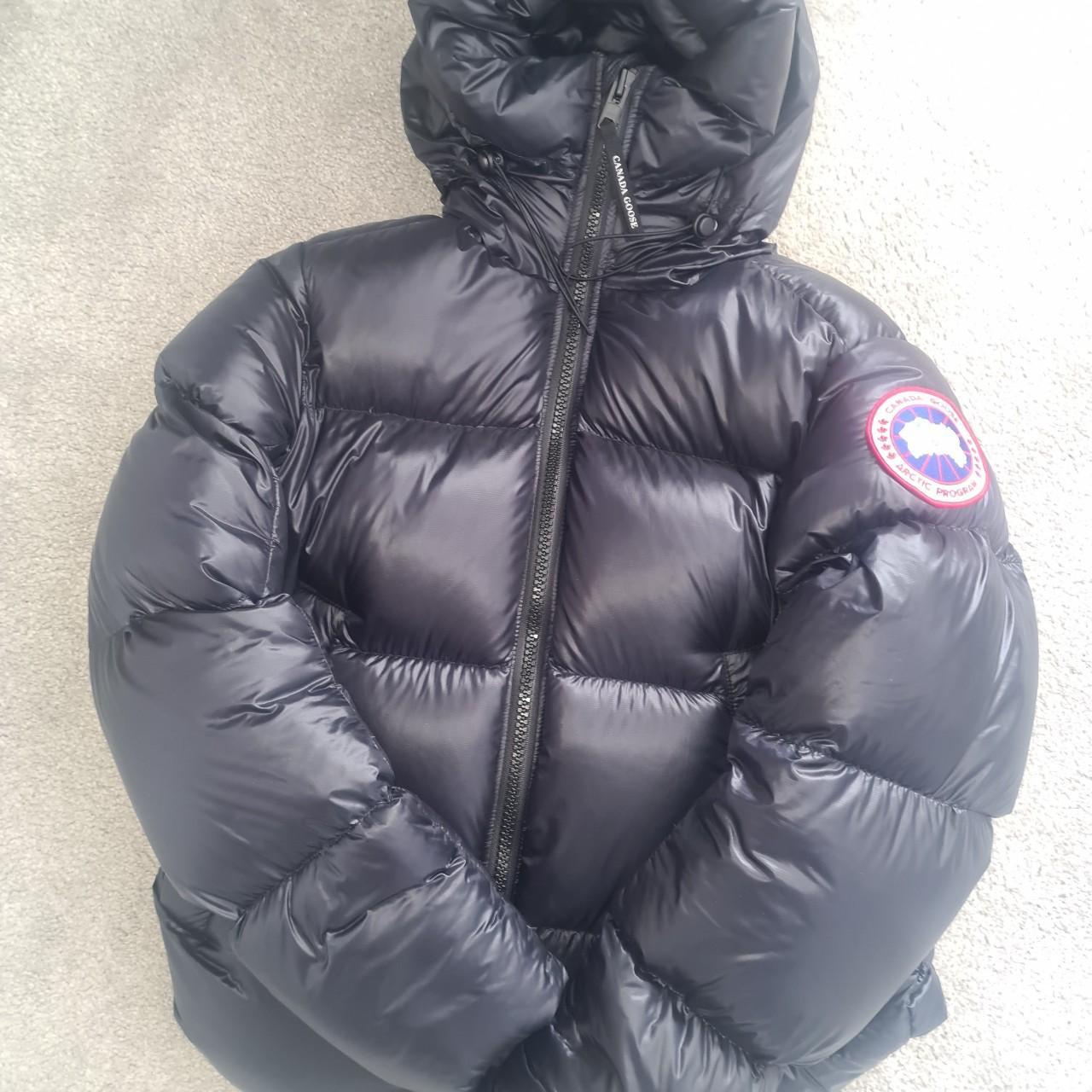 Mens canada goose crofton puffer jacket black,