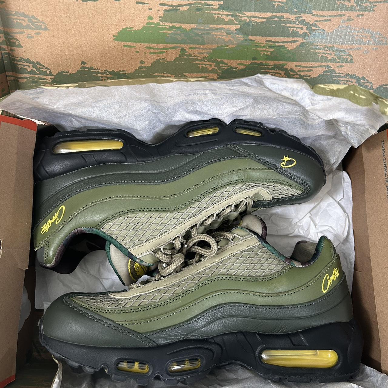 Corteiz Nike Air Max 95 Gutta Green Size: Depop