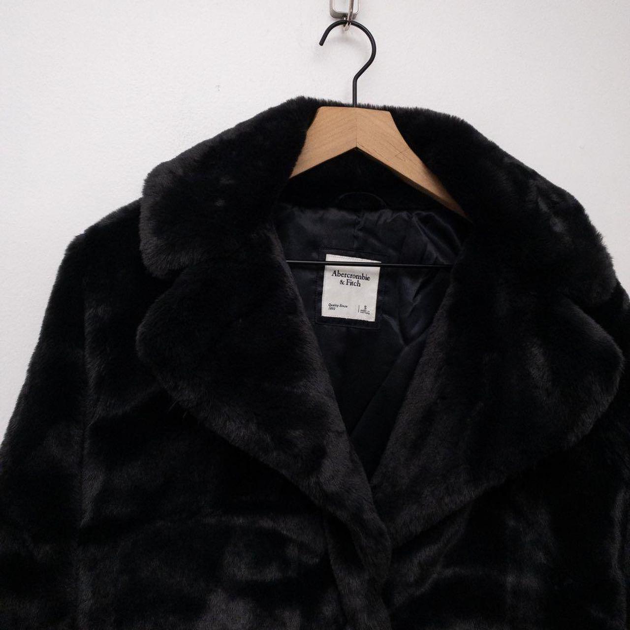 Abercrombie & Fitch Women's Black Coat (4)