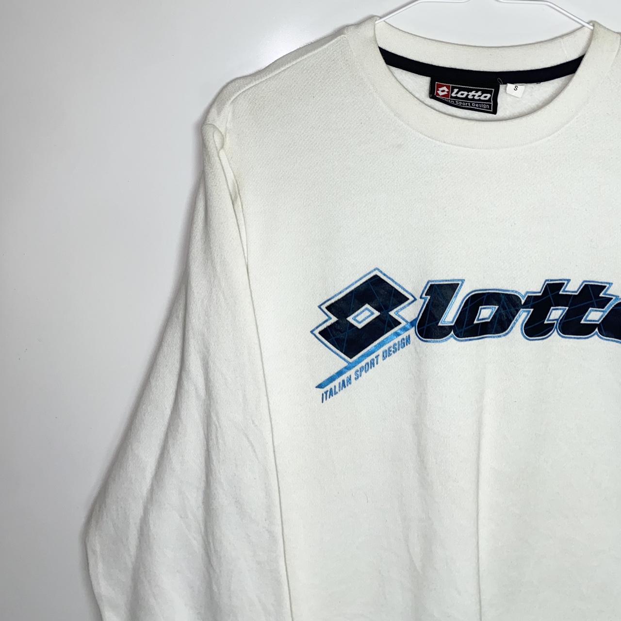 Small lotto sweatshirt. Off white. - Depop