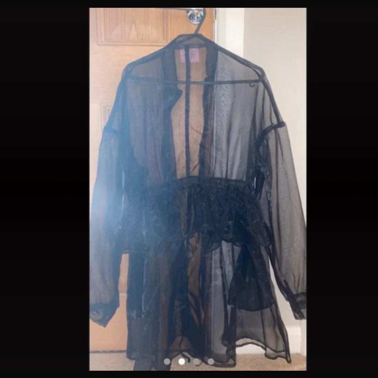 Lazy Oaf Mesh Smock Dress Lazy Oaf GEM “sheer Up” Mesh Dress