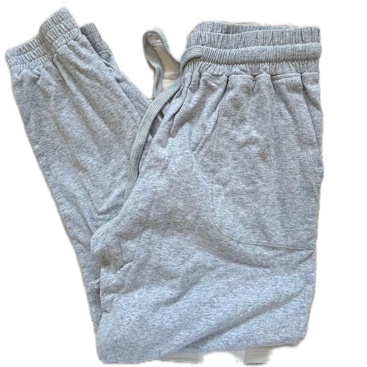 grey white fox trackies worn twice #whitefox #trackies - Depop