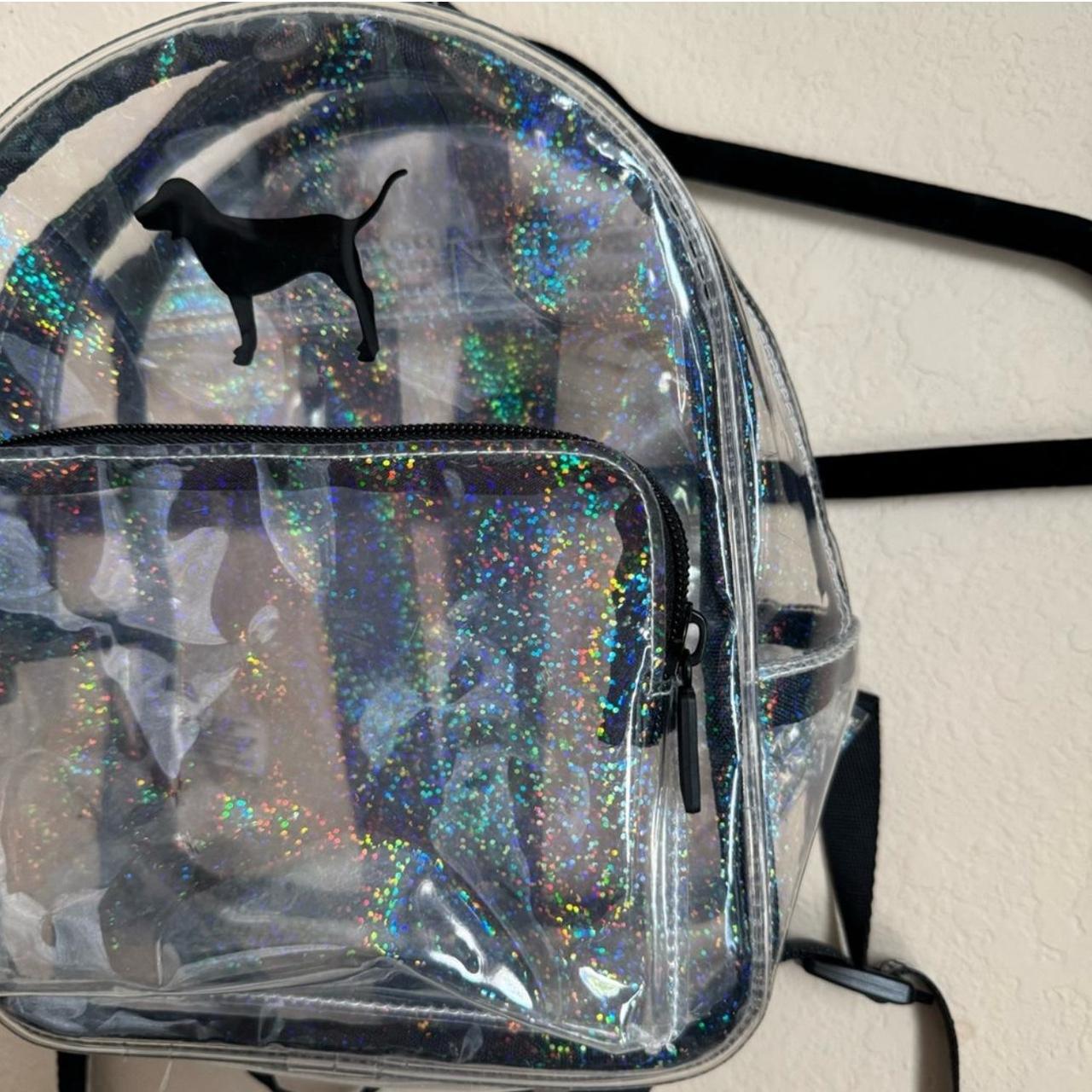 Backpack Poshmark Mini Backpack Pink Clear Bag Victoria Secret Y2K