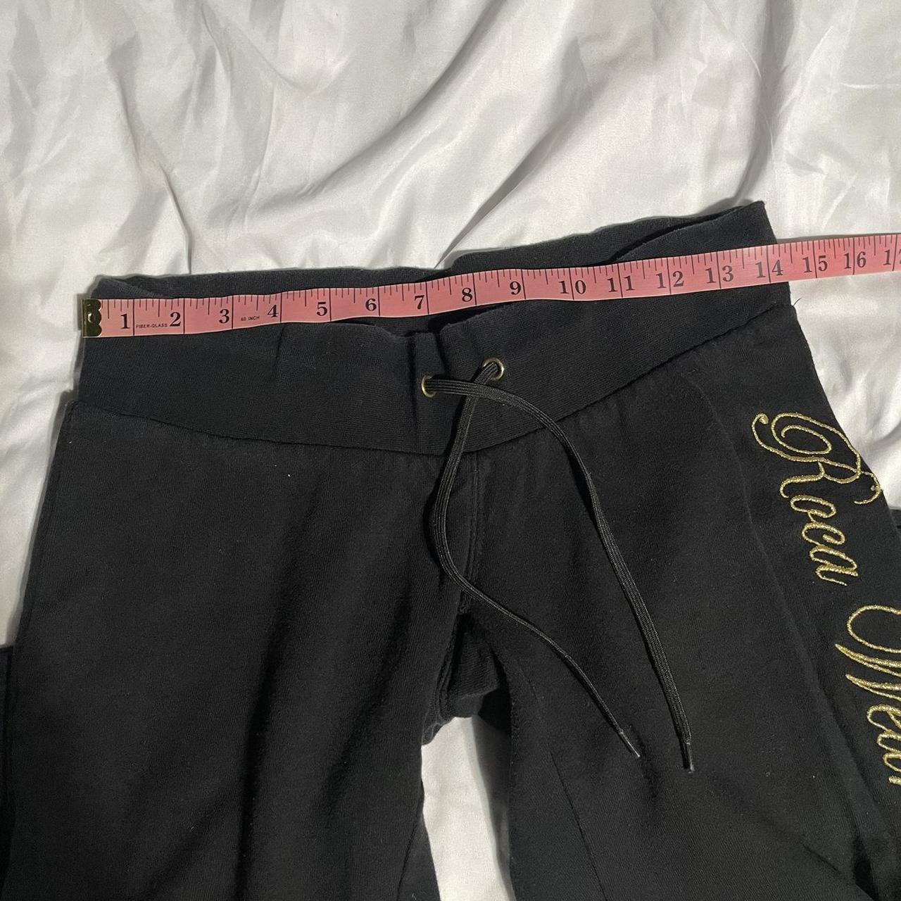 Rocawear Women's Black and Gold Joggerstracksuits Depop