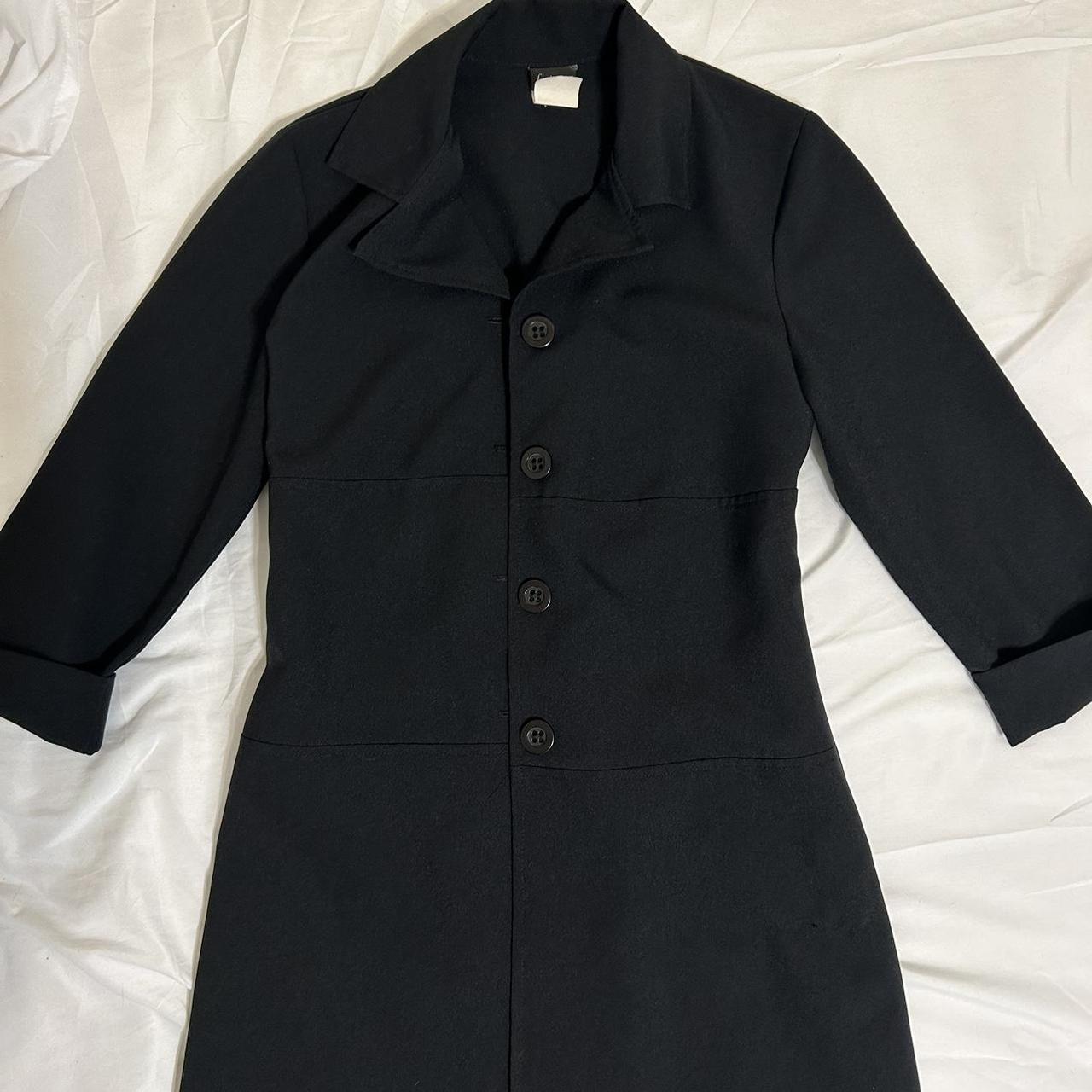fredericks of hollywood trench coat 🖤 size 4 & fits... - Depop